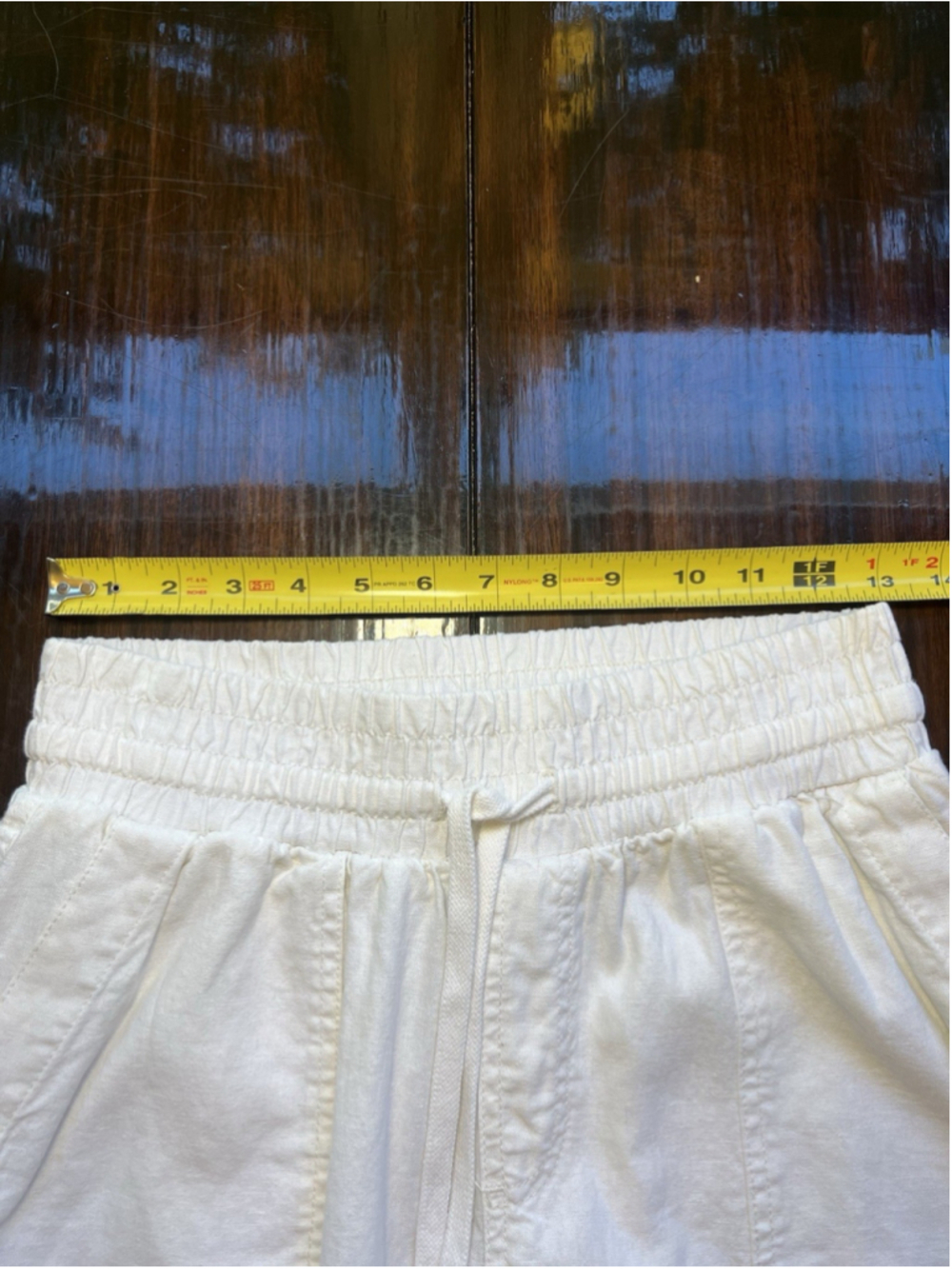 A New Day Linen Pants Joggers White Women’s Size Small Resort Wear Vacay - Picture 8 of 12